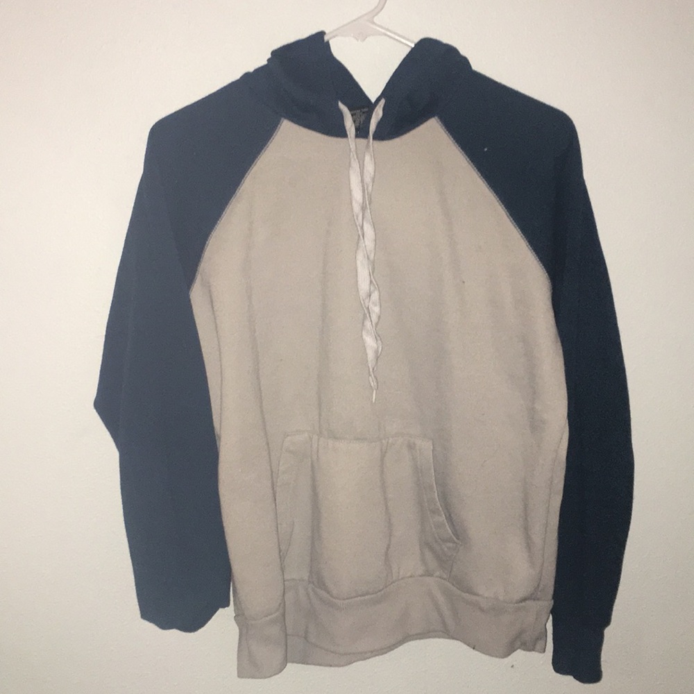 Light Grey and Teal rue 21 Hoodie